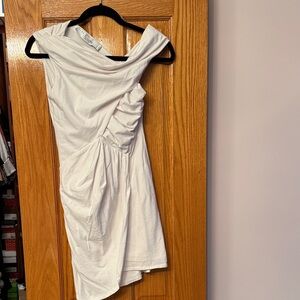 IRO One Shoulder Draped Dress